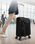LUGGEX 21-Inch Expandable Soft Side Carry-On