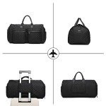 Convertible Garment Duffle Bag with Shoe Pouch