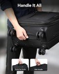 LUGGEX 21-Inch Expandable Soft Side Carry-On