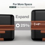 3-Piece Lightweight Hardshell Luggage Set - Black