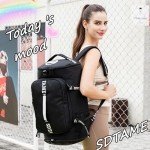 Multi-Functional Gym Duffle Backpack with Shoe Compartment