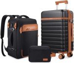 3-Piece UKEIN Hardside Luggage Set with Backpack