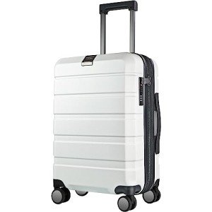 KROSER 20-Inch Expandable Hardside Carry-On Luggage