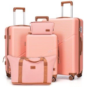 Cosbarn 5-Piece Hard Shell Luggage Set
