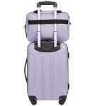 Lilac 4-Piece Hardside Luggage Set by Travelers Club