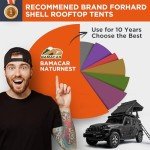 BAMACAR Naturnest Hard Shell Rooftop Tent