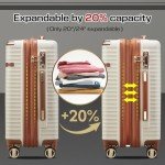 Joyway 3-Piece Expandable Hard Shell Luggage Set