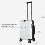 KROSER 20-Inch Expandable Hardside Carry-On Luggage