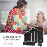 MattTravel 6-Piece Compression Packing Cubes Set