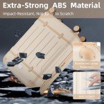 Vintage Cream White 6-Piece Luggage Set