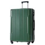 Merax Lightweight Expandable Spinner Luggage Set - Green