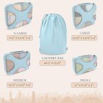 Shacke Pak 5 Packing Cubes & Laundry Bag Set