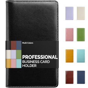 Sooez Leather Business Card Holder - 240 Capacity