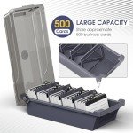 MaxGear Business Card Holder Organizer - 500 Cards