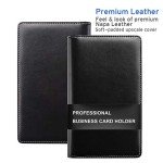 Sooez Leather Business Card Holder - 240 Capacity