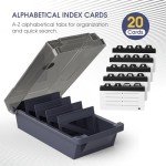 MaxGear Business Card Holder Organizer - 500 Cards