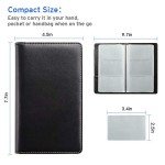 Sooez Leather Business Card Holder - 240 Capacity