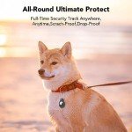 SPGUARD AirTag Holder Keychain & Luggage Tag - 4 Pack