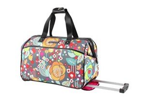 Lily Bloom 22" Rolling Duffel Bag for Travel