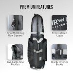 Wheeled Foldable Golf Travel Bag with Pockets