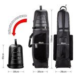 Durable Waterproof Golf Travel Bag with Wheels