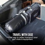Wheeled Foldable Golf Travel Bag with Pockets