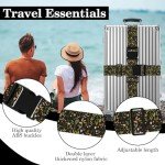 Wildflower Adjustable Luggage Straps for Suitcases