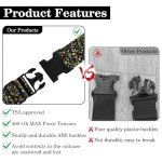 Wildflower Adjustable Luggage Straps for Suitcases