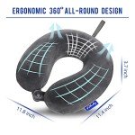 Memory Foam Travel Pillow for Ultimate Neck Support