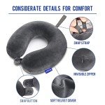 Memory Foam Travel Pillow for Ultimate Neck Support