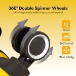 GinzaTravel 4-Piece Yellow Hardside Luggage Set