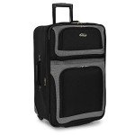 4-Piece Expandable Softside Rolling Luggage Set