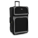 4-Piece Expandable Softside Rolling Luggage Set