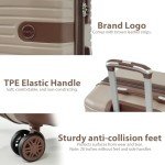 Merax 4-Piece Lightweight Hardshell Luggage Set