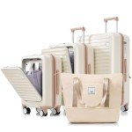 Anwick 4-Piece Expandable Carry-On Luggage Set