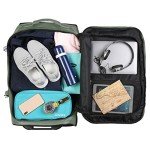 Gonex 70L Water-Repellent Rolling Duffle Bag