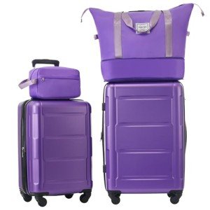 Merax 2-Piece Hardshell Luggage Set with Duffel