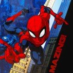 Spider-Man Blue & Red 16.5” Rolling Luggage