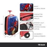 Spider-Man Blue & Red 16.5” Rolling Luggage