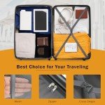 Merax 2-Piece Hardshell Luggage Set with Duffel