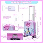 Cute Pink Mermaid Kids' 2-Piece Luggage Set