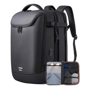 TANGCORLE 50L Expandable Travel Carry-On Backpack