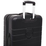 Wrangler Black Smart Luggage Set with USB Port