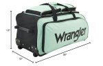 Wrangler Wesley 30-Inch Rolling Duffel Bag - Seaform