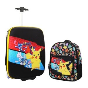 Bioworld Pokémon Character Stripes Luggage Set - 2 Pack
