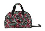 Betsey Johnson Lightweight 22" Duffel Bag - Leopard Rose