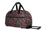 Betsey Johnson Lightweight 22" Duffel Bag - Leopard Rose