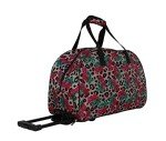 Betsey Johnson Lightweight 22" Duffel Bag - Leopard Rose