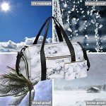 Women's Waterproof Gym Duffle Bag with Shoe Compartment