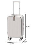 Hanke 20" Hard Shell Carry-On Suitcase - Ivory